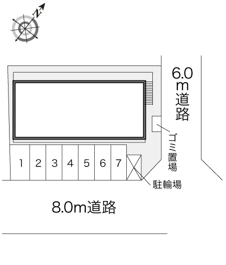 ★手数料０円★泉大津市我孫子　月極駐車場（LP）